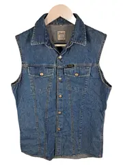 Vorschaubild 1 von Jeans Weste Damen Gr. 36/S Blau Denim Vintage Ärmellos