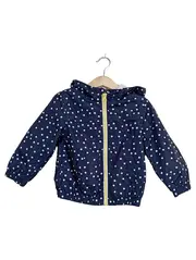 Vorschaubild 1 von BabyGirl Windbreaker Jacke Mädchen Gr. 98 2-3J Blau Punkte