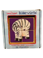 Vorschaubild 1 von Die Lieben Sieben Bilderwürfel Holzpuzzle Würfelpuzzle ab 2+
