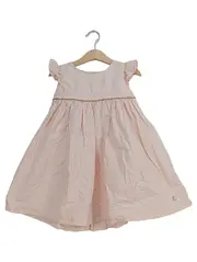 Vorschaubild 1 von Sommerkleid Mädchen Rosa Gestreift Gr. 95/98 Baumwolle