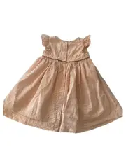 Vorschaubild 2 von Sommerkleid Mädchen Rosa Gestreift Gr. 95/98 Baumwolle