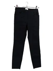 Vorschaubild 1 von Damen Stoffhose Schwarz Gr. 38 Basic Hose Elastikbund