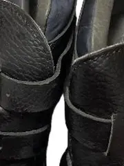 Vorschaubild 3 von Damen Stiefel Leder Schwarz Schnallen Gr. 40 Made in Germany