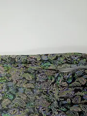 Vorschaubild 3 von Damen Kleid Gr. M Paisley Muster Langarm Rüschen Boho Mehrfarbig