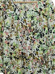 Vorschaubild 2 von Damen T-Shirt Blumenmuster Mehrfarbig Gr. 42;XL