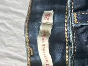 Vorschaubild 3 von High Rise Skinny Damen Jeans Grau W26 L28 Baumwolle