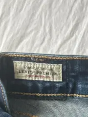 Vorschaubild 5 von High Rise Skinny Damen Jeans Grau W26 L28 Baumwolle