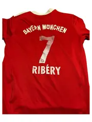 Vorschaubild 2 von FC Bayern München Trikot 2009/10 Ribéry #7 Kinder Gr. M Rot