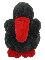 Vorschaubild 2 von Plüschtier Vogel schwarz rot Kuscheltier ca. 15 cm