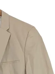 Vorschaubild 4 von Sakko Herren Business Beige Gr. 48 Baumwolle