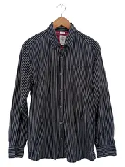 Vorschaubild 1 von Herren Business Hemd gestreift Langarm Baumwolle Gr. 50 L Mehrfarbig
