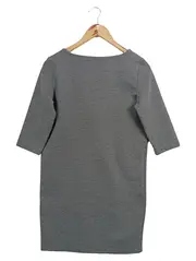 Vorschaubild 2 von Damen Etuikleid Gr. 34/XS Grau Klassisch Elegant Minimalistisch