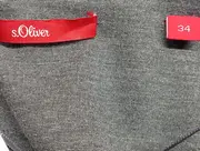 Vorschaubild 3 von Damen Etuikleid Gr. 34/XS Grau Klassisch Elegant Minimalistisch