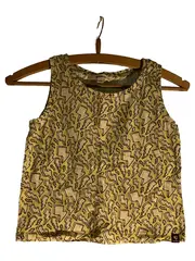 Vorschaubild 1 von Kinder Tanktop Top Gr. 146 Gelb Grafisch Baumwolle