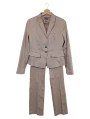 Vorschaubild 1 von Damen Anzug Blazer Hose Gr. 40/L Beige Elegant Business