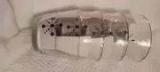 Vorschaubild 2 von Teelichthalter Glas Set Modern Transparent Grafisch 4 Stück