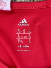 Vorschaubild 5 von Kinder Sport Shirt Pink Gr. 170 Logo Print Polyester Kurzarm