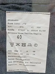 Vorschaubild 4 von Damen Blazer Gr. 40/L Grau Elegant Business Woll-Mix