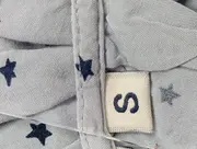 Vorschaubild 4 von Damen Bluse 36/S Blau Sternenmuster Casual Viskose Top