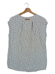 Vorschaubild 2 von Damen Bluse 36/S Blau Sternenmuster Casual Viskose Top