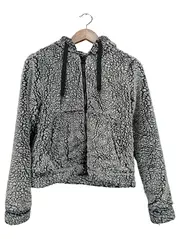 Vorschaubild 1 von Damen Fleecejacke XS Mehrfarbig Casual Kapuze