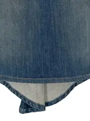 Vorschaubild 5 von Damen Jeansrock Gr. 44 Blau Casual Midirock