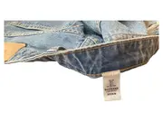 Vorschaubild 2 von Destroyed Jeans Damen Boyfriend Low Waist Denim Blau Gr. 38 Used Look