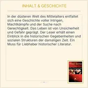 Vorschaubild 3 von Wolf Serno Die Hitzkammer Historischer Roman Taschenbuch Mittelalter Deutsch