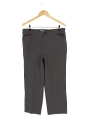 Vorschaubild 1 von Dress Damen Stoffhose Gr. 46 Grau Klassisch Elegant Business
