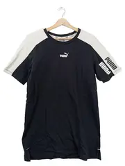 Vorschaubild 2 von Damen T-Shirt Schwarz Gr. 38, M Sportlich Kurzarm Logo-Print