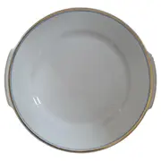 Vorschaubild 1 von Servierteller Klassisch Weiß Porzellan Goldrand