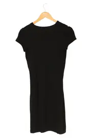 Vorschaubild 2 von Damen Freizeitkleid Schwarz Gr. 36/S Elegant Viskose Elasthan