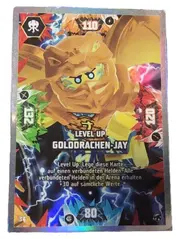 Vorschaubild 1 von Ninjago Sammelkarte Level Up Golddrachen-Jay Mehrfarbig