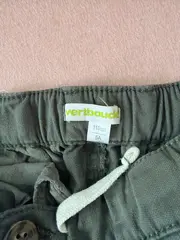 Vorschaubild 5 von Kinder Stoffhose Chino Oliv Grün Gr. 110 Jungen