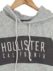 Vorschaubild 2 von Damen Kapuzenpullover Grau Gr. 38/M Casual Hoodie