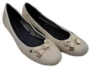 Vorschaubild 1 von Camilla Ballerinas Damen Leder Beige Gr. 39 Schleife
