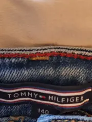 Vorschaubild 5 von Skinny Jeans Kinder Blau Gr. 140 Baumwolle Logo
