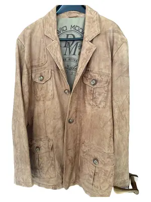 DAVID MOORE Lederjacke
