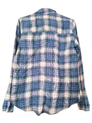 Vorschaubild 3 von California Kariertes Flanellhemd Herren Gr. S Blau Casual