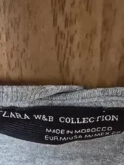 Vorschaubild 4 von Damen T-Shirt Grau Tête à Tête Print Gr. M Casual V-Ausschnitt