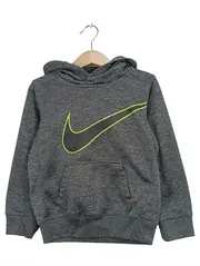 Vorschaubild 1 von Kinder Hoodie Therma-Fit Kapuzenpullover Gr. 96/104 Grau Neon
