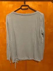 Vorschaubild 2 von Damen Langarmshirt Petrol Gr. 36/S mit "love today" Print