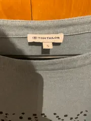 Vorschaubild 4 von Damen Langarmshirt Petrol Gr. 36/S mit "love today" Print