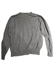 Vorschaubild 3 von Herren Pullover V-Ausschnitt Grau Gr. S Baumwolle