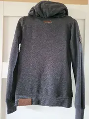 Vorschaubild 2 von Kapuzenpullover Damen Grau Gr. 36/S Casual Hoodie