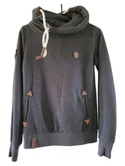 Vorschaubild 1 von Kapuzenpullover Damen Grau Gr. 36/S Casual Hoodie