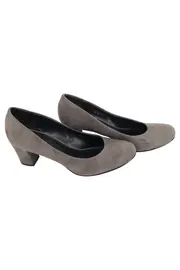 Vorschaubild 1 von Pumps Damen Gr. 38 Grau Elegant Klassisch Business Schuhe