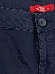 Vorschaubild 2 von Smart Bermuda Damen Shorts Blau Gr. 36 Baumwolle Uni Casual