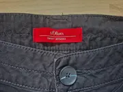 Vorschaubild 4 von Smart Bermuda Damen Shorts Blau Gr. 36 Baumwolle Uni Casual