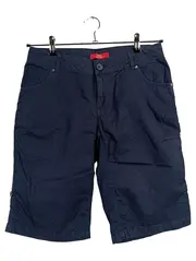 Vorschaubild 1 von Smart Bermuda Damen Shorts Blau Gr. 36 Baumwolle Uni Casual